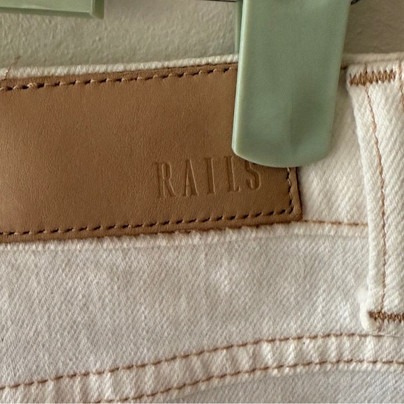 Rails Broadway White Denim Midi Skirt - Picture 10 of 16